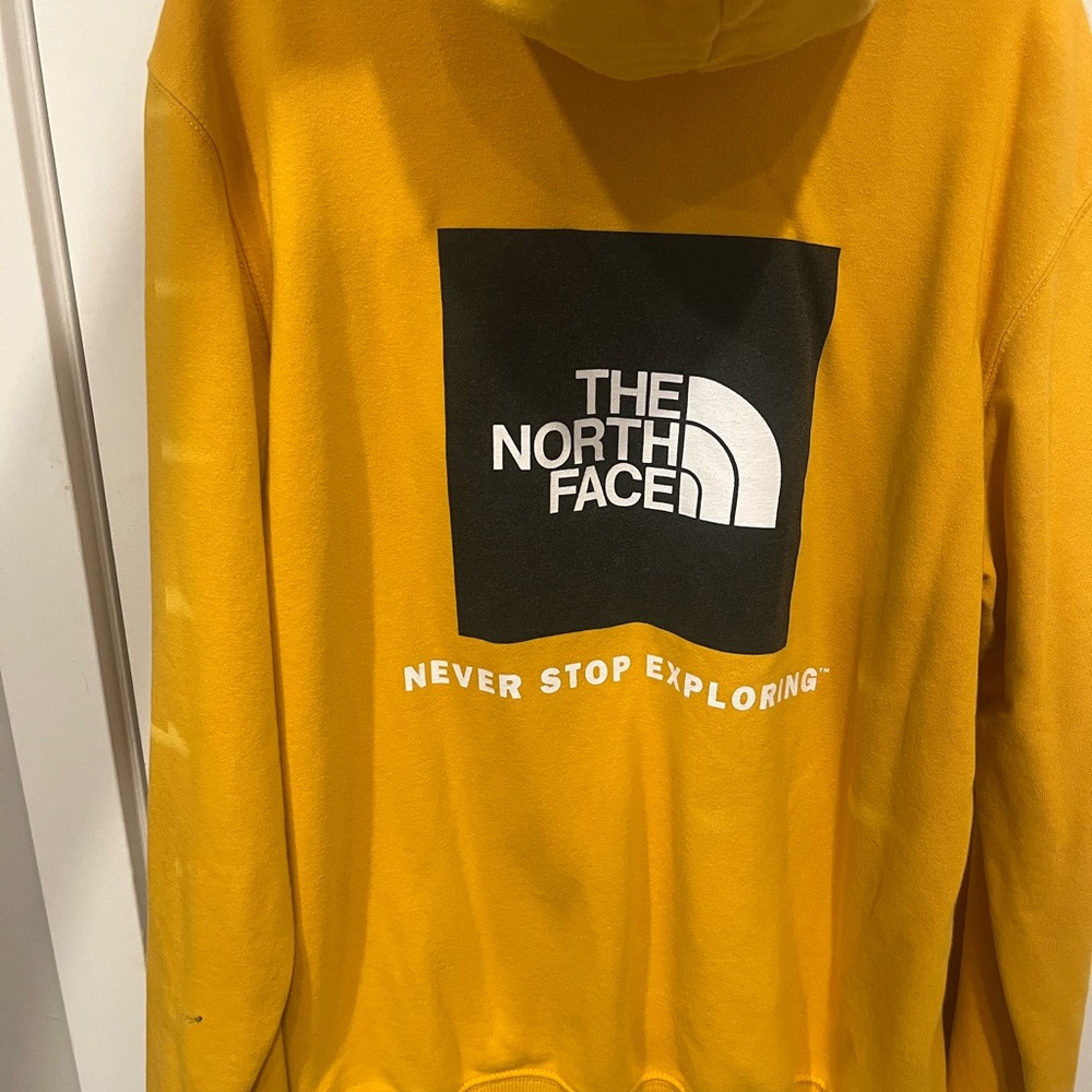 The North Face Men's Mustard Hoodie Medium - Picture 4 of 6